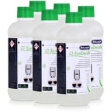 6er Pack DeLonghi Entkalker EcoDecalk für Kaffevollautomaten DLSC500 / 8004399329492 - 500ml