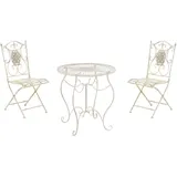 CLP Sitzgruppe Aldeano antik-creme