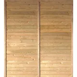 Karibu Seitenwand 180 x 200 cm kesselduckimprägniert