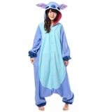 Metamorph Kostüm Stitch Kigurumi, Original Lilo & Stitch Kostüm: kuscheliger Onesie von Sazac blau