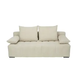 Schlafsofa  Milara , creme , Maße (cm): B: 199 H: 100 T: 96