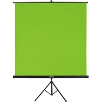 Hama Green Screen Hintergrund mit Stativ, 180 x 180 cm, 2in1