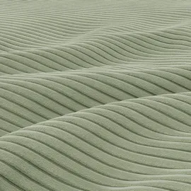 mebligo Links Ecksofa mit Schlaffunktion FORESTA, Sofa mit bettkasten Cord - Grün - Grün