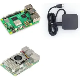 BerryBase Raspberry Pi 5, 8GB RAM, Active Cooler Kit