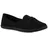 VAN HILL Damen Sportliche Ballerinas Flach Basic Bequem Schuhe 215861 Schwarz 37 - 37 EU