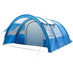 Tunnelzelt Kemi für 4 Personen, Camping Zelt 480x340 cm, 2 Schlafkabinen 4 PERSONEN