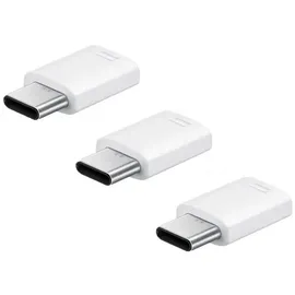Samsung USB-C auf Micro USB Connector 3er Pack Weiß