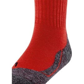 Falke Kinder Socken Active Warm Kurzsocken, Wollmischung Rot 19-22