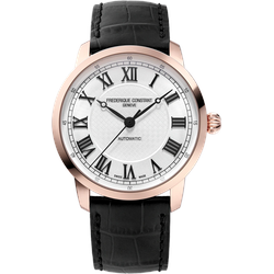 Frederique Constant Classics Premiere FC-301SWR3B4 - Sunray & embossed,silber,schwarz - 38.5mm