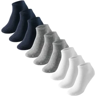 SCHIESSER Herren Sneakersocken Uncover 9er Pack