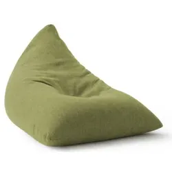 Lumaland Sitzsack Interior Line 370l - 2-in-1-Funktion - Sitzen & Liegen - 150 x 100 x 100 cm - Lime