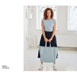 Nah/Studio Shopper - Bio-Baumwolle - grau