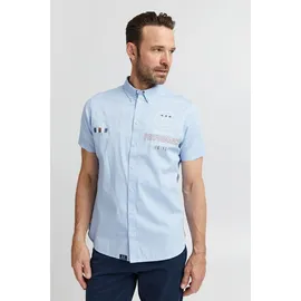 FQ1924 Kurzarmhemd Blau M