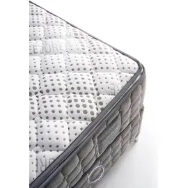 Bambi Pointhome Bambi Boxspringbett Set 120x200 H3 / H4, Sleep Pure Schlafzimmerbett, 1 x Matratze mit Topper, 1 x Bettkasten, 1 x Bettkopfteil - Grau