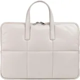 Dudu Togean Laptoptasche Leder 36 cm pearl