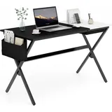 Costway Schreibtisch 120cm Schwarz