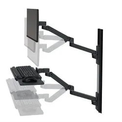 Ergotron LX Pro Wandhalterung - für LCD-Display / Tastatur / Maus - weiß