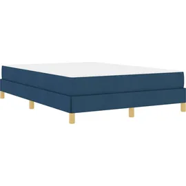 vidaXL Boxspringbett 160 x 200 cm Blau