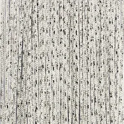 wometo Faden-Vorhang Glitzer-Vorhang 90x245 - weiß-silber glänzender Deko Schal OEKO-TEX transparent halbtransparent Weihnachten