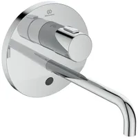 Ideal Standard CeraPlus Fertigmontageset A6152AA Netzbetrieb, Auslauf 230 mm, für Sensor-Wand-Waschtischarmatur, verchromt