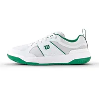 Wilson Pickle Pro Herren-Pickleball-Schuhe, Klassisches Design, Hervorragende Passform, Robuste Struktur, Mit atmungsaktivem Mesh, Bosphorus/Weiß/Bosphorus, Größe 11