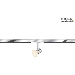 BRUCK 2-Phasen Strahler FAIR SPOT GU10 ALL-IN GU10 IP20, chrom dimmbar BRU-710030ch