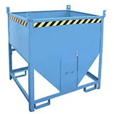 Bauer Südlohn Silobehälter SGS 75, lackiert, Lichtblau