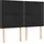 vidaXL Boxspringbett 140 x 200 cm Schwarz