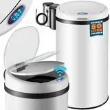 monzana MONZANA® Mülleimer Weiß 50L