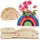 Baker Ross Regenbogen Blumentopf Bastelset 3er Pack