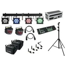 Eurolite Set LED KLS-3002 + Laser Derby Mobile Bundle