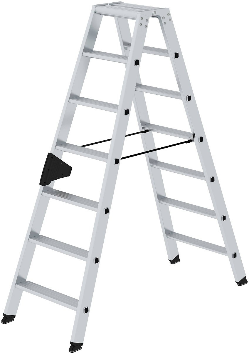 Munk Stufen-Stehleiter beidseitig begehbar 2x7 Stufen - 040214