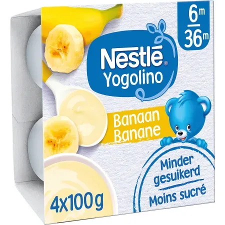 Nestlé Baby Yogo Bananengeschmack +6 Monate Becher 4x100g