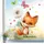 Sunnywall Fensterbild Fensterdeko Fuchs Pusteblume Fensteraufkleber statisch selbstklebend beidseitiger Druck Aufkleber Fenstersticker WIEDERVERWENDBAR A4