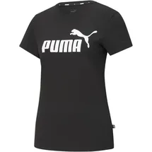 Puma Essentials Logo T-Shirt Damen 01 black M