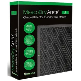 Meaco Arete Aktivkohlefilter 10L und 12L 3 Stück