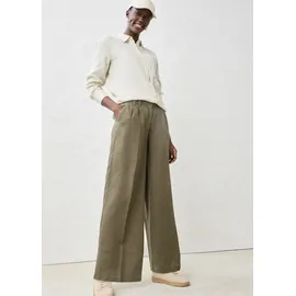 bonprix Bundfaltenhose Leinen Grün 44