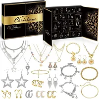 LuxusKollektion Adventskalender Schmuck Frauen Mädchen 24 tolle Weihnachtsgeschenk