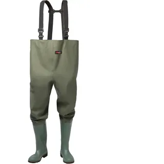 NORWAY Wathose Gr.46 olivgrün PVC auf Polyester-Trägergewebe