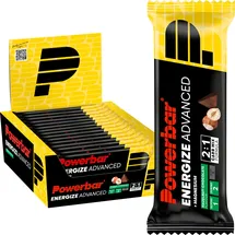 Powerbar Energize Advanced Hazelnut Chocolate - 15x55g - High Carb Energieriegel - C2MAX - Magnesium&Natrium