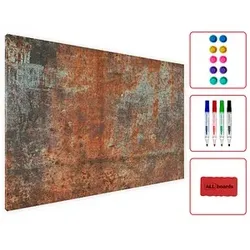 ALLboards Magnettafel 90,0 x 60,0 cm Rostfarbe