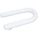 babybay Nestchenschlange Stoff Weiß / Grau