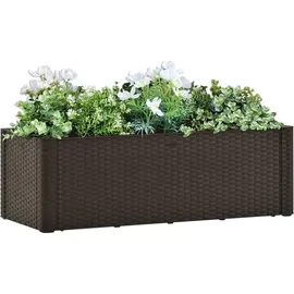 furnicato Garten-Hochbeet 100 x 43 x 33 cm Mokka