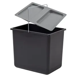 HAILO Einbaumülleimer 30 l Schwarz