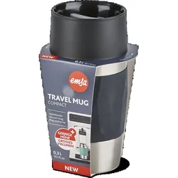 Isolierbecher COMPACT MUG - schwarz