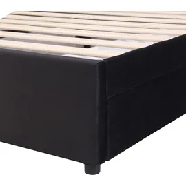 Merax Flieks 140 x 200 cm Schwarz