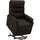 vidaXL Aufstehsessel Baumwolle 321241 0 x 0 x 0 cm Dunkelbraun mit verstellbarer Rückenlehne