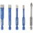 fritzfurt Diamantbohrer-Set 5-teilig 5 mm/6 mm/8 mm/10 mm Gesamtlänge 140 mm