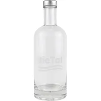 BieTal Glas Trinkflasche Style Bottle Transparent 0,75 l