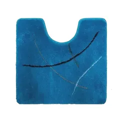 WC-Vorleger Mikado 55 x 60 cm Polyacryl Blau Türkis